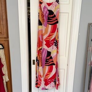 Colorful Abstract Women's Strapless dress